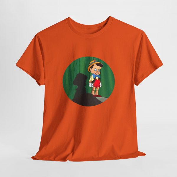 Vintage Pinocchio Heavy Cotton T-shirt - Image 10
