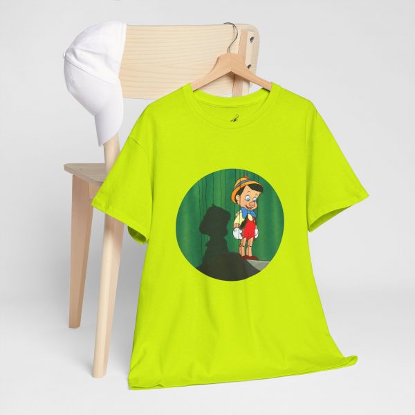 Vintage Pinocchio Heavy Cotton T-shirt - Image 12