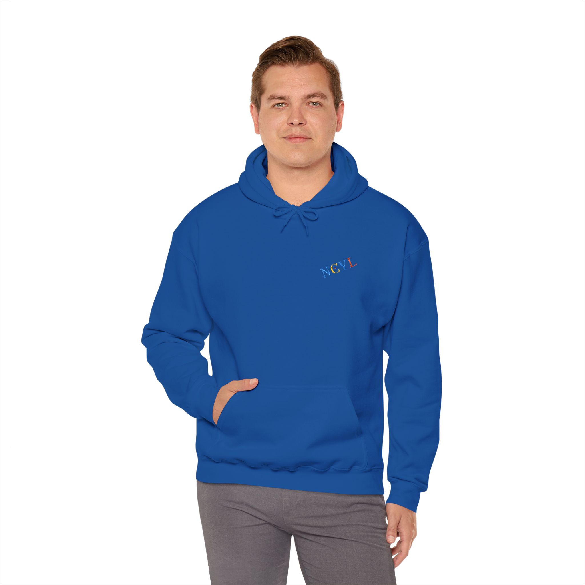 Unisex Hooded Sweatshirt Embroidered Uncivilized NCVL Logo