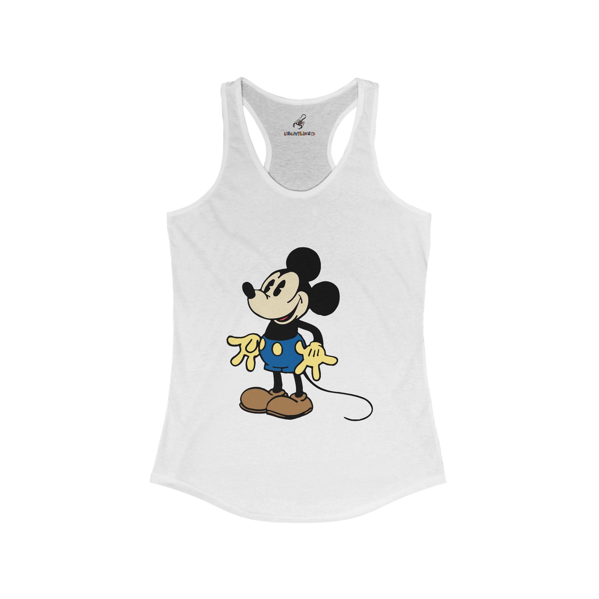 Disney Mickey Mouse Racerback Tank – Women’s Fun Tank Top