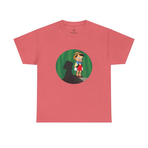 Vintage Pinocchio Heavy Cotton T-shirt - Image 2