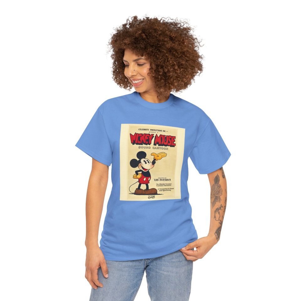 Retro Disney Mickey Mouse Unisex Cotton Tee