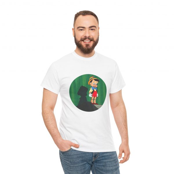 Vintage Pinocchio Heavy Cotton T-shirt - Image 6