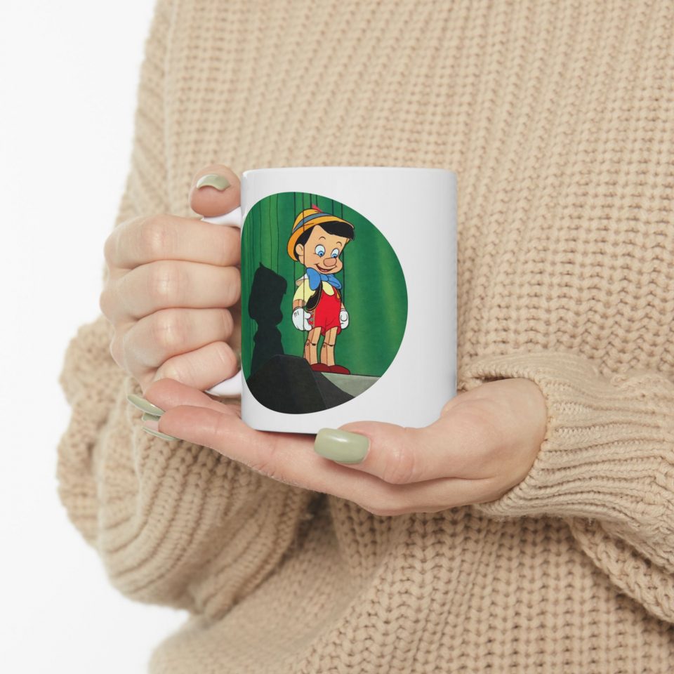 Disney's Pinocchio White Ceramic Mug | 11oz & 15oz