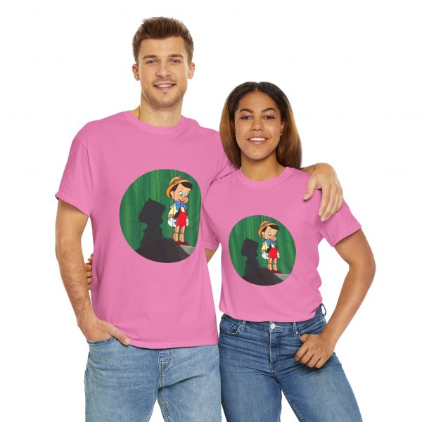 Vintage Pinocchio Heavy Cotton T-shirt - Image 16