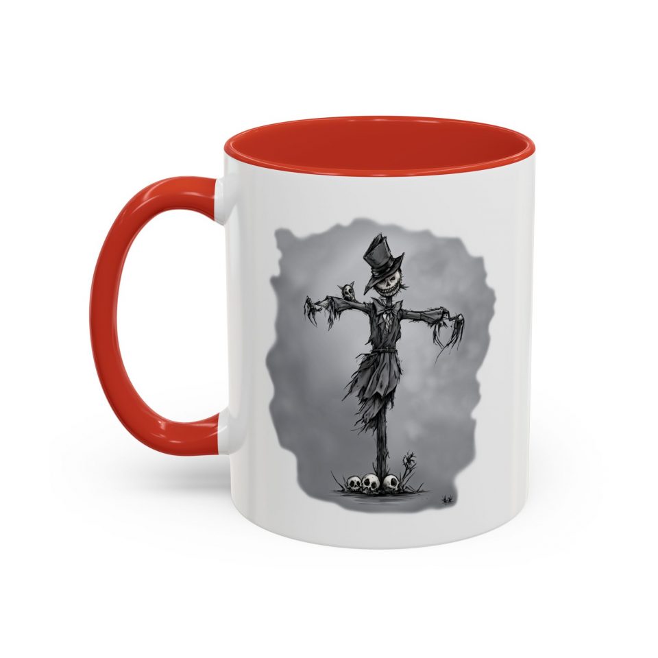 Spooky Scarecrow Halloween Coffee Mug, 11 or 15 oz