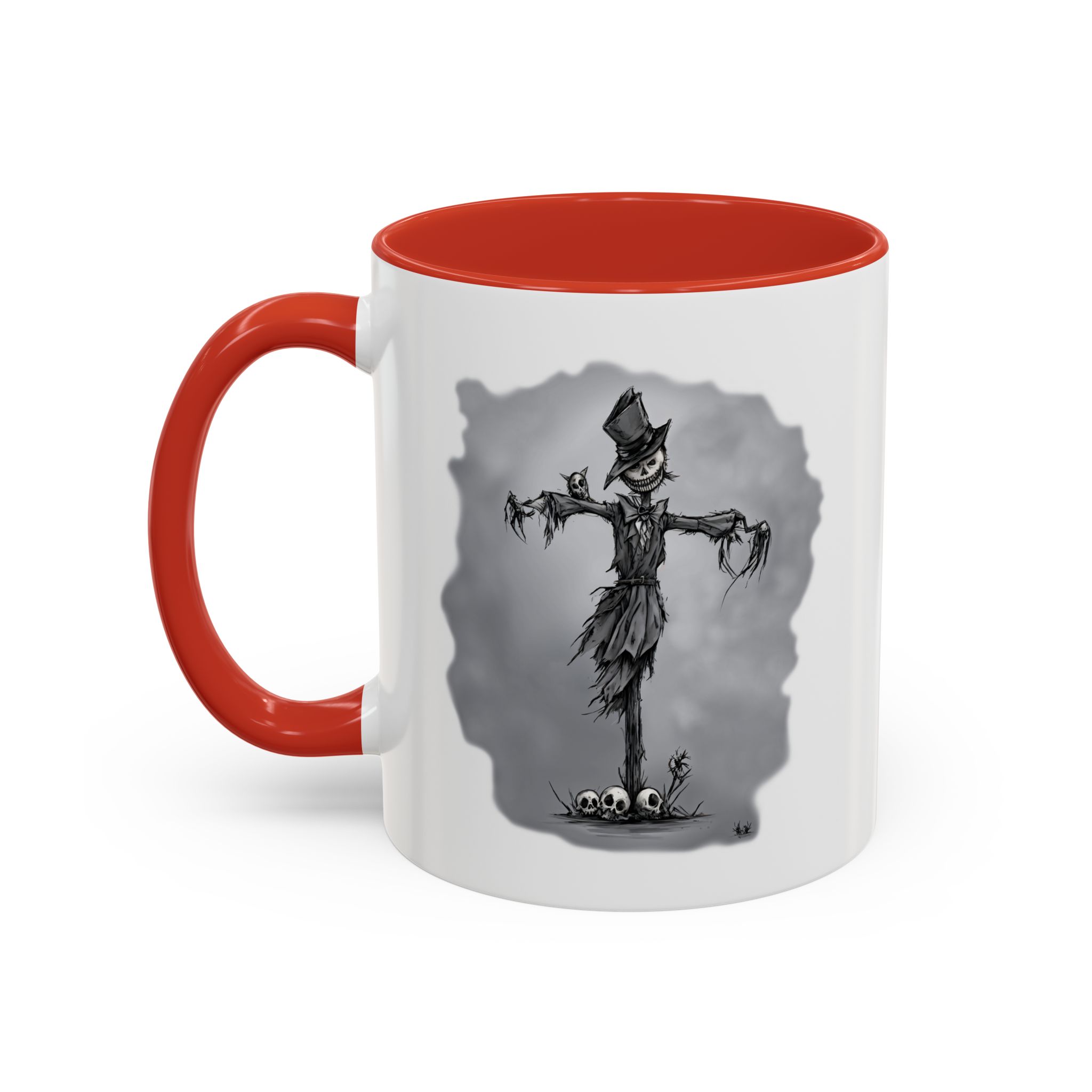 Spooky Scarecrow Halloween Coffee Mug, 11 or 15 oz