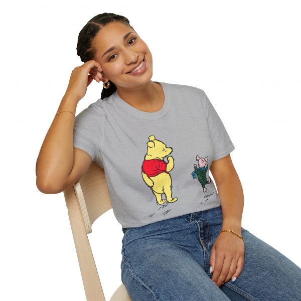 Disney's Winnie the Pooh and Piglet Unisex T-Shirt - Image 4