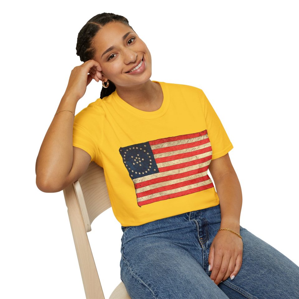 Medallion American Flag Variant T-Shirt | Patriotic Graphic Tee