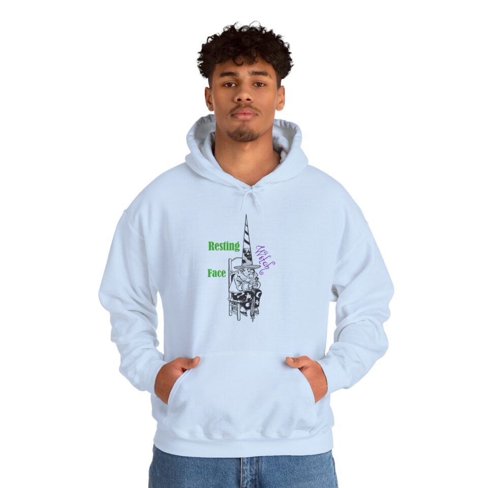 Resting Witch Face Halloween Hoodie — Funny Quote Graphic Pullover